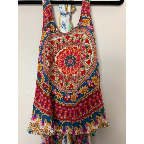 Billabong Halter Back Tie Bohemian Tank M - Picture 5 of 9